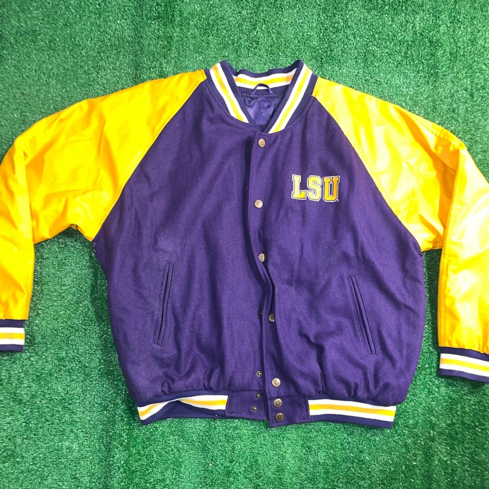 Vintage LSU letterman jacket